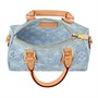 LOUIS VUITTON Луи Виттон Нано Спиди Голубая джинсовая сумка 27974017