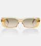 Солнцезащитные очки DiorHighlight S2I прямоугольной формы Dior Eyewear, желтый 2075869