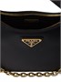 Сумка через плечо Re-Edition 2005 с цепочкой Prada, черный 23759120