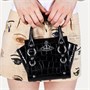 Vivienne Westwood Сумка через плечо из коровьей кожи миниатюрная женская черная 28032042