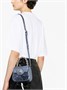 Мини-сумка La Medusa с эффектом металлик VERSACE, синий 25805552