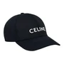 CELINE Хлопковая бейсболка, Black 27905756