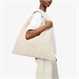 Сумка замшевая Bottega Veneta, экрю 25105074