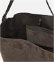Замшевая большая сумка с поясом Toteme, серый 5979206