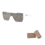 Burberry Прямоугольные солнцезащитные очки, Light Silver Gray 27895842