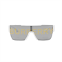 Burberry Прямоугольные солнцезащитные очки, Light Silver Gray 27895842