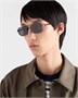Солнцезащитные очки с логотипом Prada, голубой 47353359