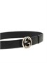 Ремень reverso 'Incrocio GG' GUCCI, черный 47355930