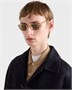 Солнцезащитные очки с логотипом Prada, зеленый 47353369