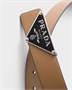 Двусторонний ремешок из сафьяновой кожи Prada, коричневый 47356512
