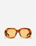 Солнцезащитные очки с показа мод мужской коллекции DOLCE & GABBANA, коричневый 47375516