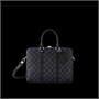 Портфель для документов Louis Vuitton с принтом, чёрный 1476943