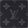 Портфель для документов Louis Vuitton с принтом, чёрный 1476943