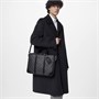 Портфель для документов Louis Vuitton с принтом, чёрный 1476943