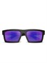 Prada Linea Rossa rectangle-frame солнцезащитные очки, черный 24288691