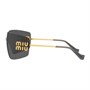 MIU MIU Прямоугольные солнцезащитные очки, Gold/Black SMU54Y-5AK5S0 27984081