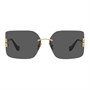 MIU MIU Прямоугольные солнцезащитные очки, Gold/Black SMU54Y-5AK5S0 27984081