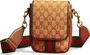 Сумка Gucci x Palace GG-P Canvas Messenger Bag With Web Shoulder Strap Beige, бежевый 666136