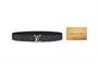 Ремень Louis Vuitton с узором, черный 13995138