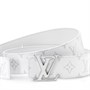 Реверсивный ремень LV Initiales 40 мм Louis Vuitton, белый 22192368