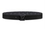 Мужской ремень Louis Vuitton, черный/серый 10443442