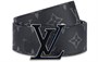Мужской ремень Louis Vuitton, черный/серый 10443442