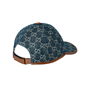 GUCCI Хлопковая бейсболка мужская синяя, Blue 27943554