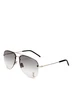 Солнцезащитные очки-авиаторы CLASSIC 11 M Brow Bar, 59 мм Saint Laurent 1918092