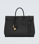 Сумка Sac de Jour Thin из кожи большого размера Saint Laurent, черный 2108420