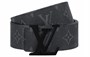 LOUIS VUITTON Ремень Lv Initiales 40 мм матовый черный, Black 27973736