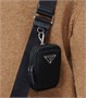 Нейлоновая сумка через плечо Prada, черный 25628084