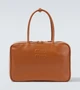 Кожаная сумка-тоут Beau Large Miu Miu, Cognac 25641716