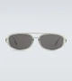 Солнцезащитные очки NeoDior S1U в округлой оправе Dior Eyewear, серый 2097665