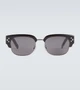 Квадратные солнцезащитные очки CD Diamond C1U Dior Eyewear, черный 2097575
