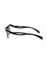 Prada Eyewear солнцезащитные очки без оправы, черный 15669856