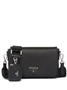 Сумка на плечо из сафьяновой кожи Prada, черный 25858796