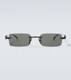 Прямоугольные солнцезащитные очки Gucci 25623739
