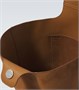 Большая замшевая сумка-тоут Pebble Loewe, Tobacco 25622108