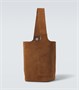 Большая замшевая сумка-тоут Pebble Loewe, Tobacco 25622108