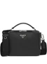Сумка Brique из сафьяновой кожи Prada, черный 25842786