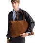 Замшевая сумка-тоут Prada, коричневый 25345820