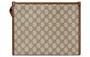 Сумка beauty case with interlocking g 'beige ebony brown sugar' Gucci, бежевый 21088711