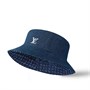 Повседневная двусторонняя панама Louis Vuitton, синий 22194784