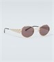 GG овальные солнцезащитные очки Gucci 25629898