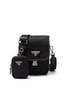 Prada сумка-мессенджер Re-Nylon с логотипом, черный 15691883