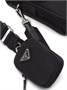 Prada сумка-мессенджер Re-Nylon с логотипом, черный 15691883