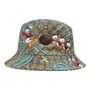 Бейсболка x disney donald duck bucket hat 'beige brown' Gucci, бежевый 21077617
