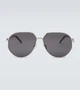 Солнцезащитные очки в круглой оправе CD Link A1U Dior Eyewear, серебряный 2097588