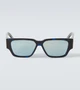 Солнцезащитные очки в прямоугольной оправе CD Diamond S5I Dior Eyewear, синий 2097581