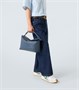 Пазл Эдж большая кожаная сумка через плечо Loewe, Indigo Dye 25627318